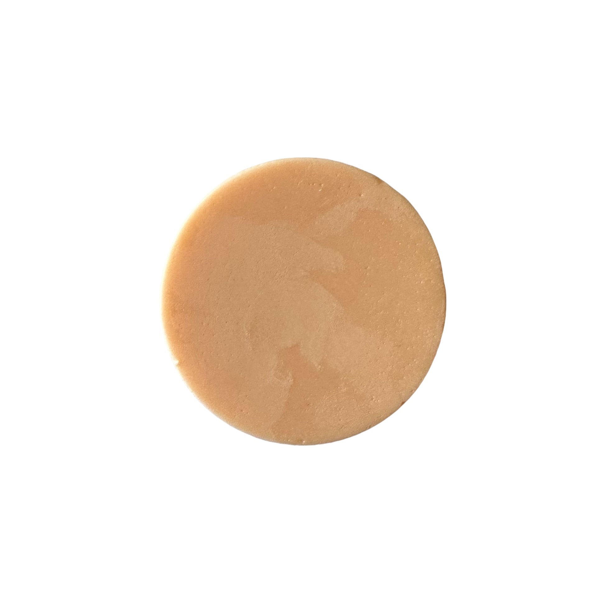 blood orange conditioner bar orange color round shape