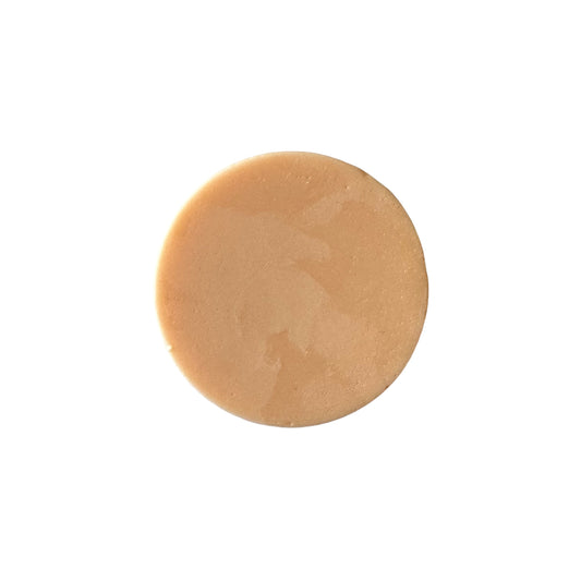 blood orange conditioner bar orange color round shape